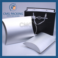 Shiny Silver Paper Pillow Box (CMG-PGB-021)